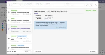 Potete definire i tipi di promemoria che vengono inviati, nonché la loro frequenza.
È anche possibile disattivare i promemoria per determinate persone.