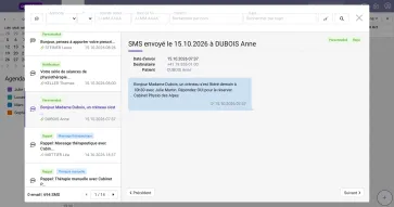 You can define the types of reminders that are sent, as well as their frequency.
It is even possible to disable reminders for some people.