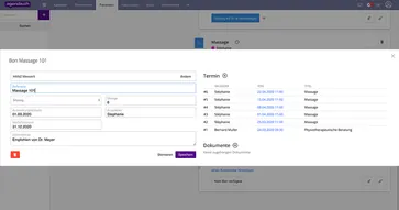 Mit Delegationsgutscheinen können Sie eine Reihe von Sitzungen automatisch abzählen lassen und sehen so, wo Ihr Mitglied in Bezug auf den Gutschein steht.