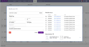 With delegation vouchers, you can count a number of sessions and see where your patient stands in relation to the voucher.